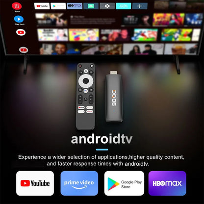 DQ06 ATV Mini TV Stick Android12 Allwinner H618 Quad Core Cortex A53 Support 8K Video 4K Wifi6 BT Remote TVBox Media player