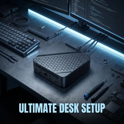 2026 Intel Core I9-8950HK Gaming Mini PC 16GB RAM 1TB/2TB SSD 4K WiFi6 BT5.2 Compact Mini Desktop Computer For Office Gaming