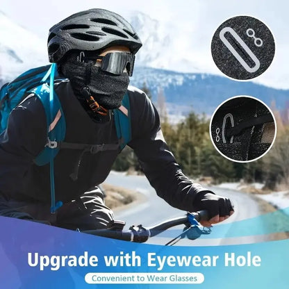 Thermal Winter Balaclava Cycling Full Face Mask Warm Outdoor Sports Motorcycle Ski Fishing Hunting Mask Fleece Scarf Cap Bandana