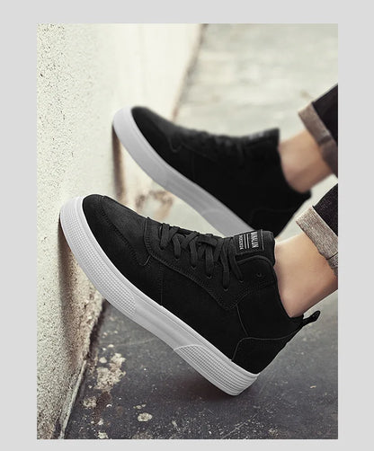 Brand Men's Vulcanzed Shoes Platform High Top Man Sneakers Lightweight Male Running Shoes Breathable Comfort Casual Sport Shoes