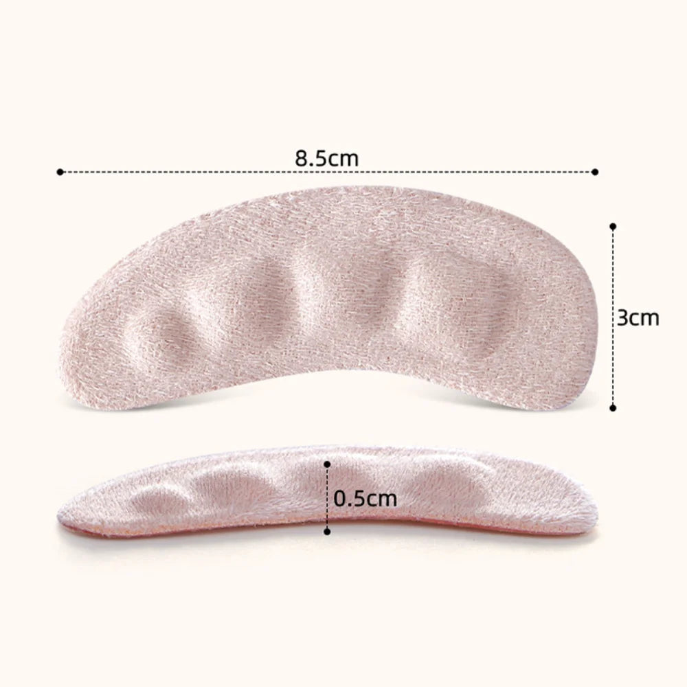 1/2Pair Silicone Pads Forefoot for Women's Shoes Non-slip Insert Self-adhesive Heel Gel Insoles Heels Sandals Anti-Slip Foot Pad