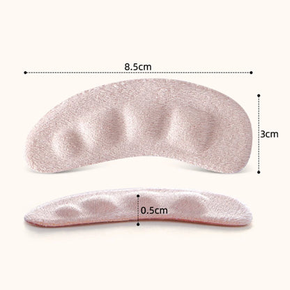 1/2Pair Silicone Pads Forefoot for Women's Shoes Non-slip Insert Self-adhesive Heel Gel Insoles Heels Sandals Anti-Slip Foot Pad