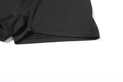 Shestyle Letter Printing Toxic Black Playsuit Women Short Sleeve Back Zipper Crew Neck Skinny Exercise Hipster Outfit Fitness