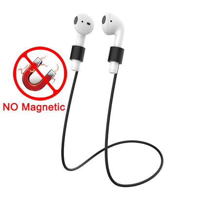 Silicone Wireless Bluetooth Headphone Neck Strap Cord String For AirPods Pro 1 2 3 Magnetic Anti-Lost Silicone Earphones Rope