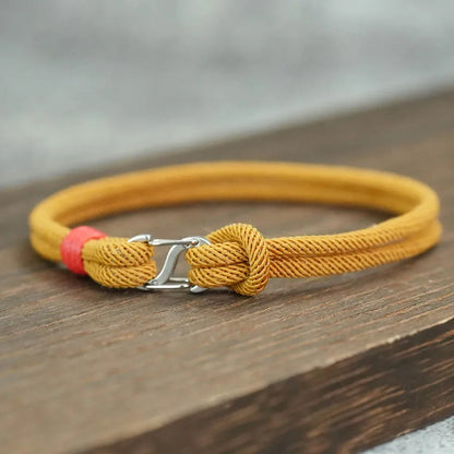 Simple Mens Bracelets Hand-Woven Detachable 7 Colors Rope Braclets Double Survival Braslet Pulseras Para Hombre Gift for Him