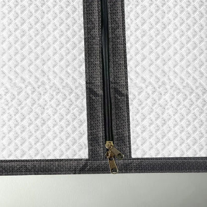 Window windproof, warm curtain, cold proof double-layer thick blackout curtain, soundproof cotton window, gray zipper style