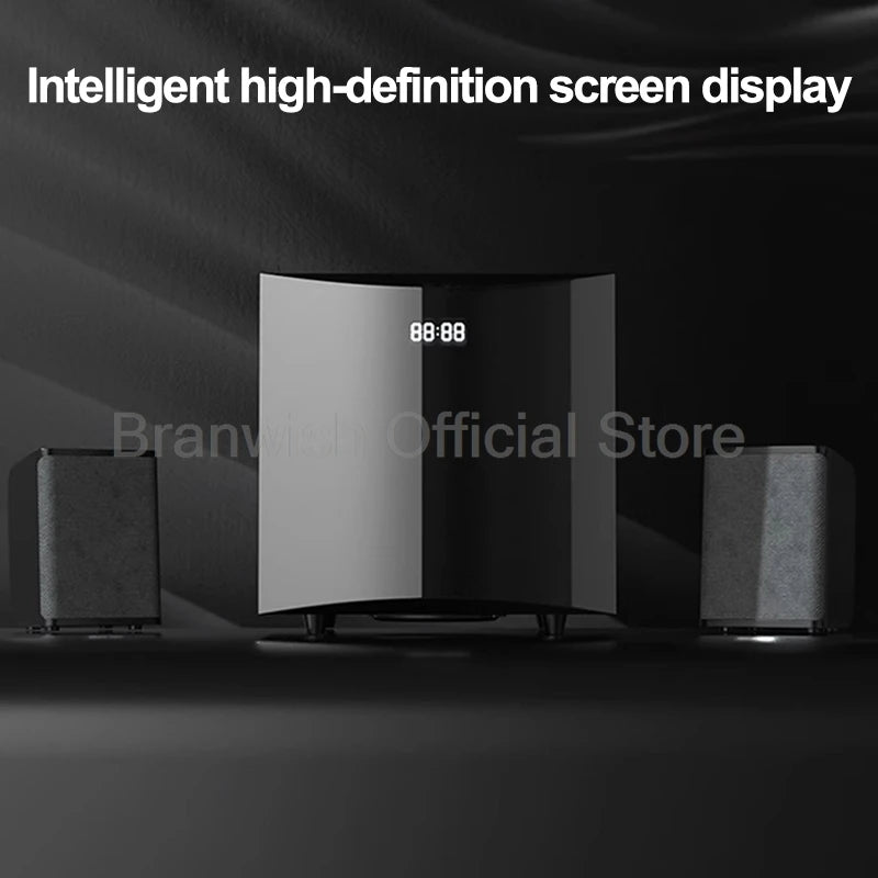 2.1 Sound Box Amplifier 31W High Power Bluetooth Speaker 4 Inch Subwoofer Home Theater Home Cinema 360°Sound System PC Audio Set