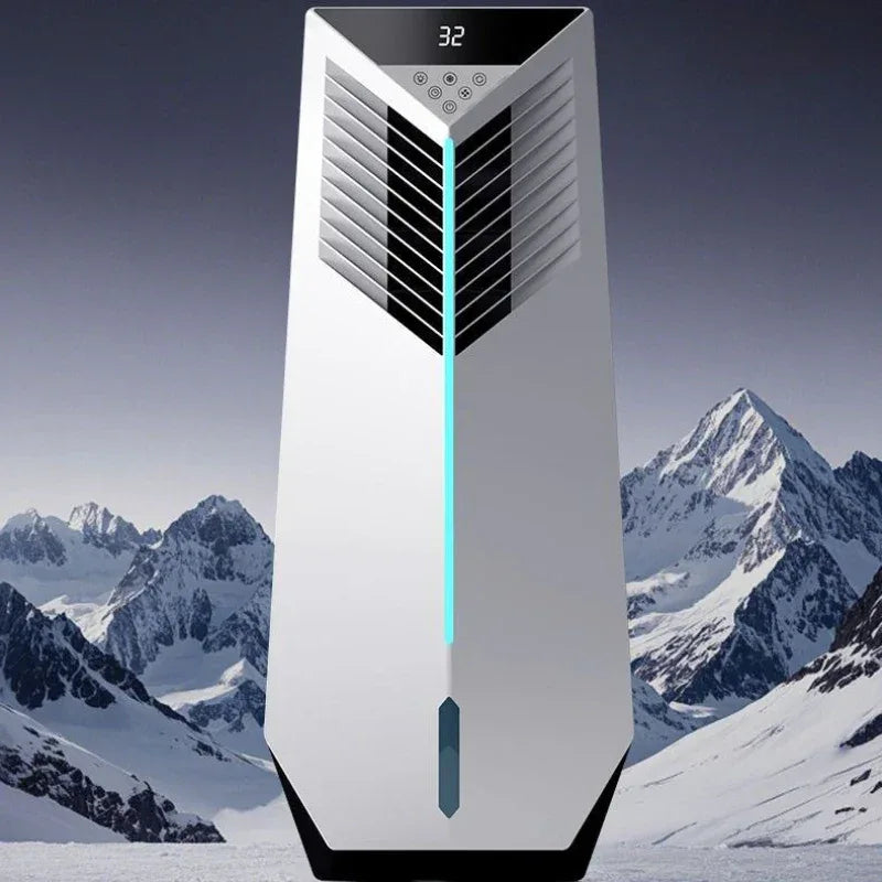 Cold air machine cooling fan household small floor-standing air conditioner mobile electric silent 2025 new water artifact