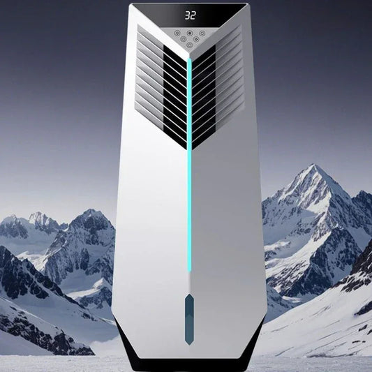 Cold air machine cooling fan household small floor-standing air conditioner mobile electric silent 2025 new water artifact