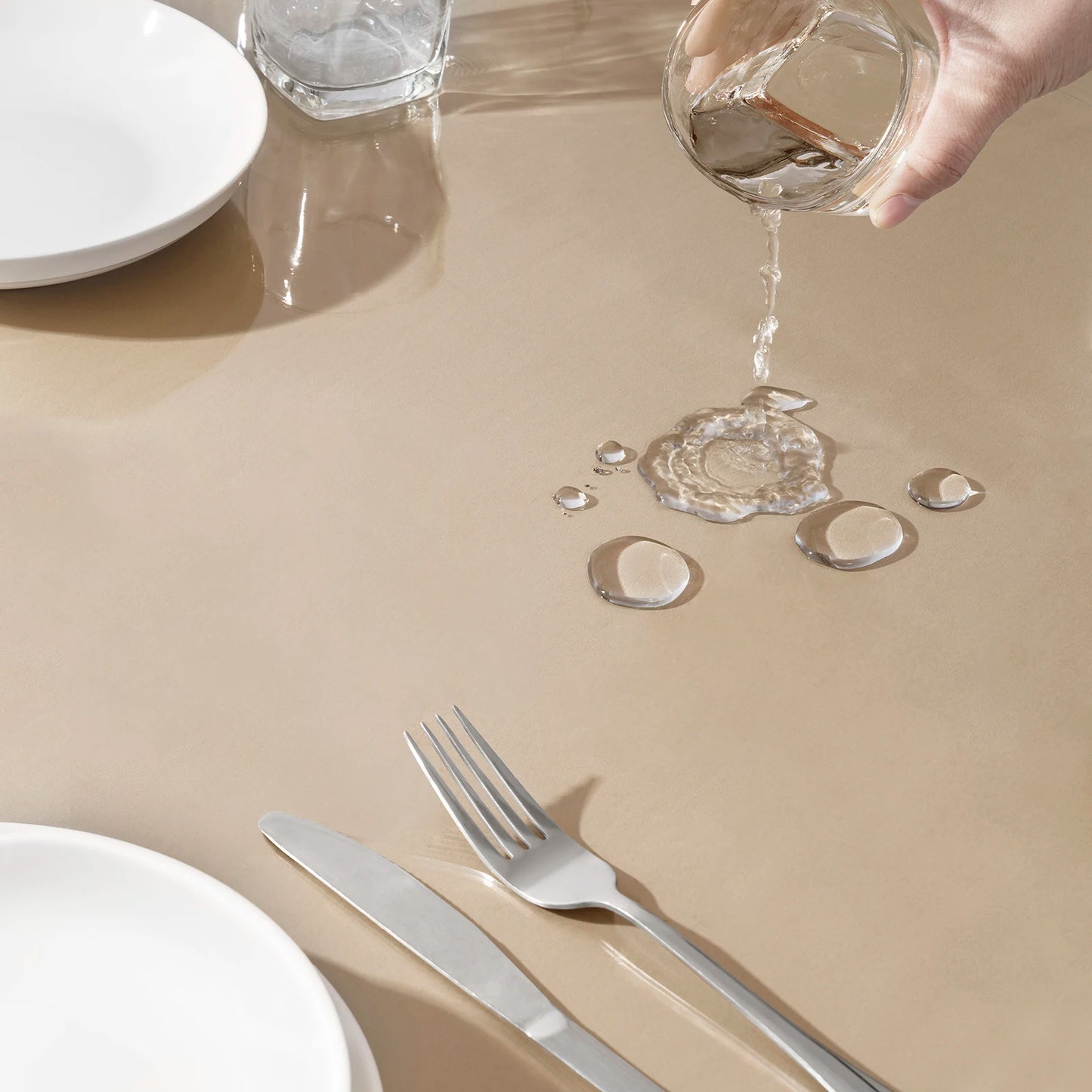 2mm Rectangular Table Film Crystal Clear PVC Transparent  Waterproof Tablecloth Christmas Decoration High Gloss Protector Cover