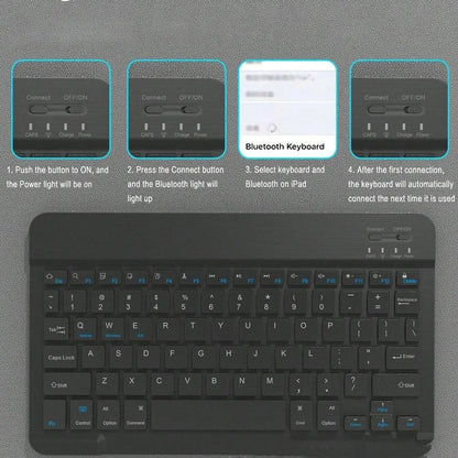 Case for Redmi Pad Pro/Redmi Pad 2 Pro 12.1 inch For Xiaomi Poco Pad 12.1 lnch Keyboard Case with Detachable Bluetooth Keyboard