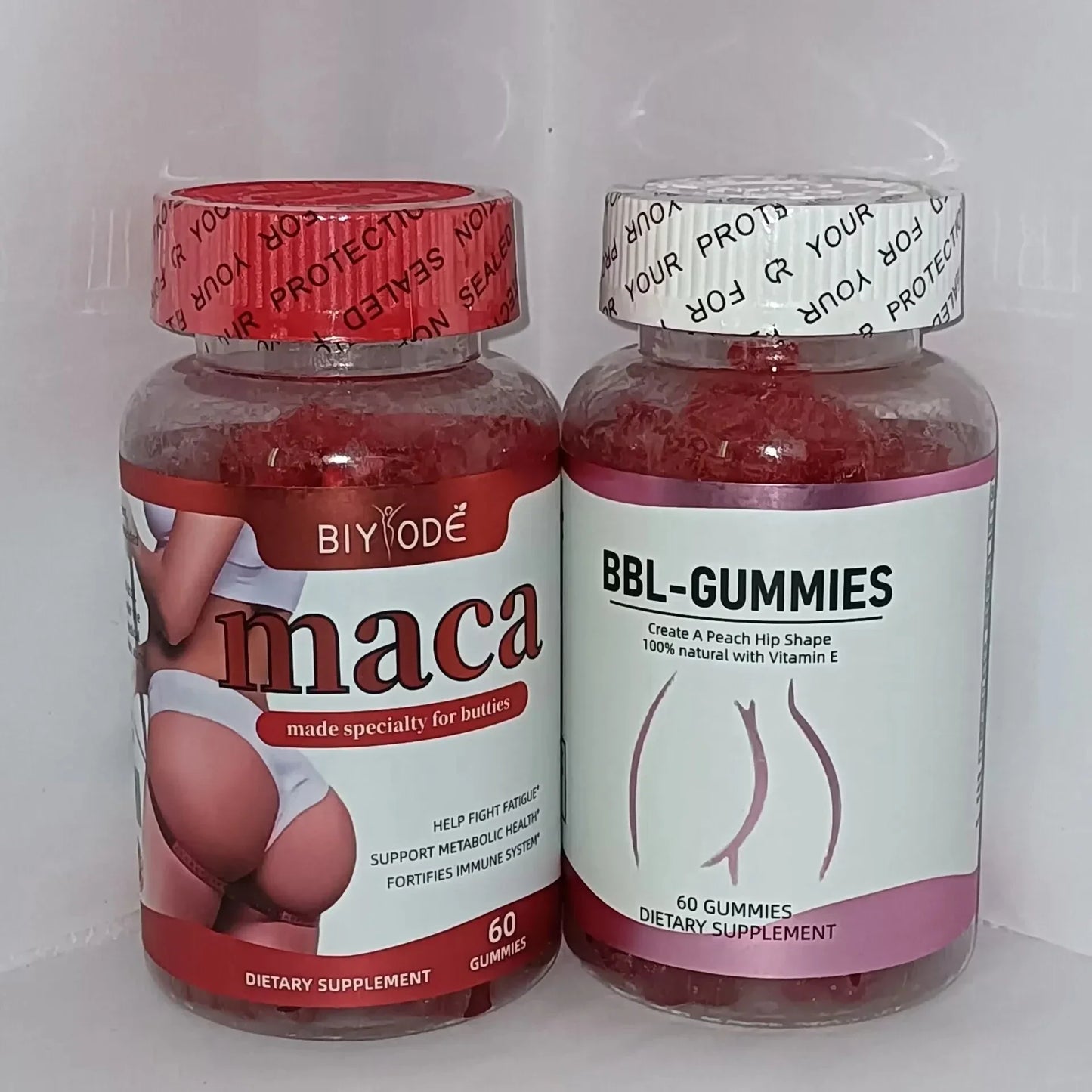 Maca Gummies + Maintain Buttocks Gummies Change the state of the buttocks, energy balance and female hormones