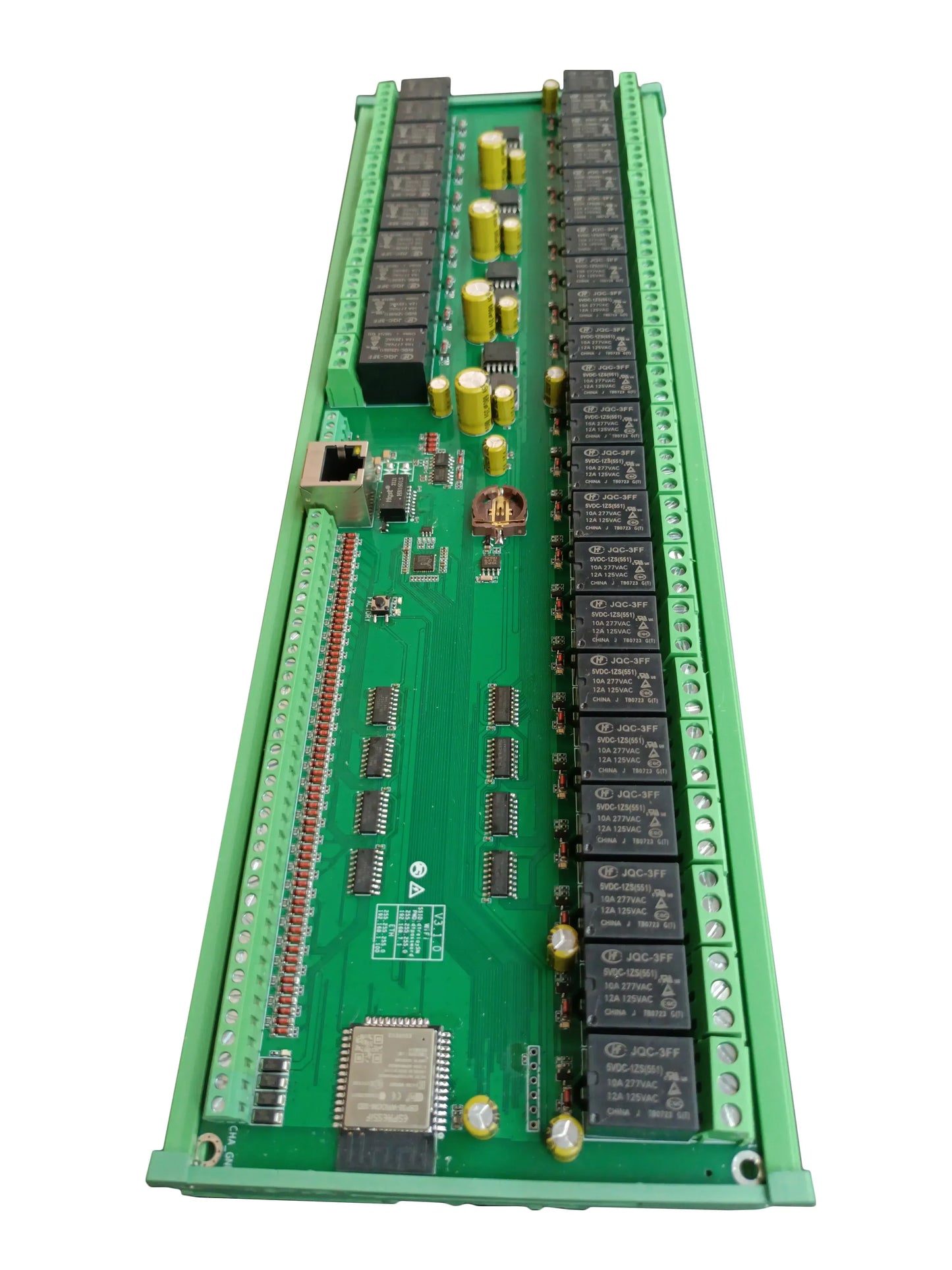 Ethernet Relay Board 16 32 Channel ESP32 WIFI MQTT Home Assistant Domoticz OpenHAB Digital Input Smart Switch