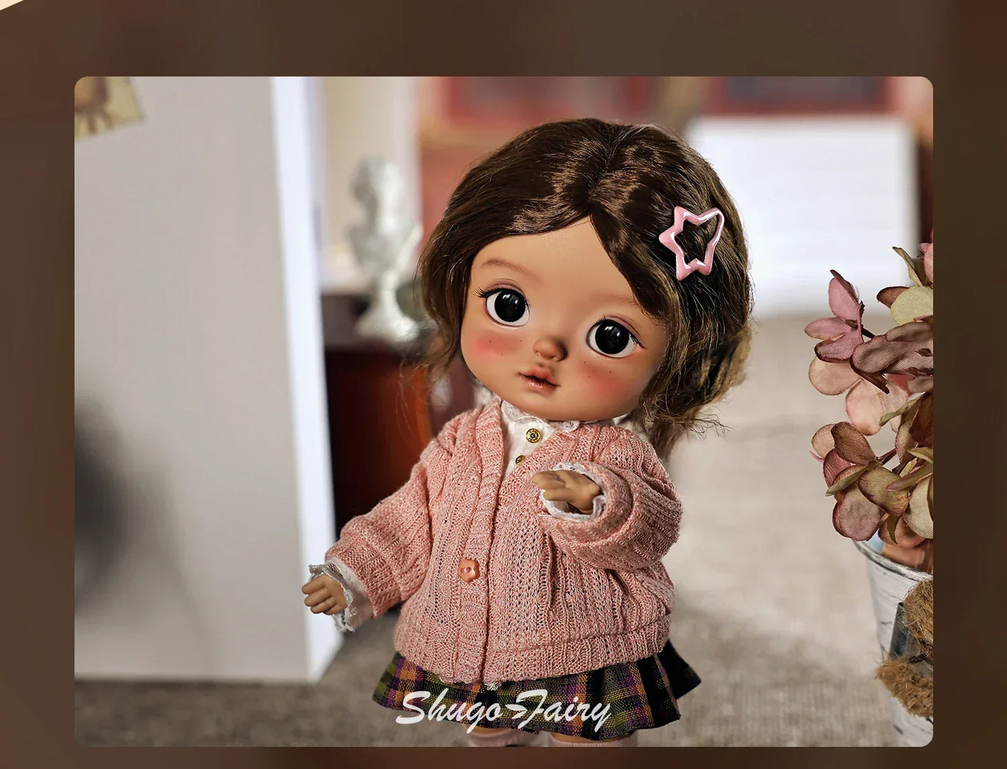 ShugaFairy Plums 1/6 Bjd Doll Head Thessa Body Autumn American School Style Joint Body Baby Toys Girls BJD Dolls