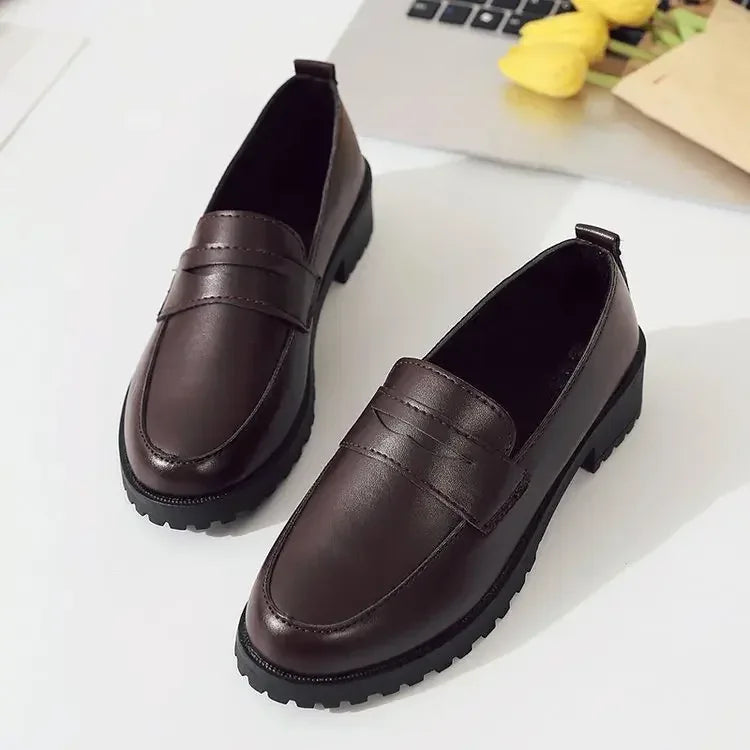 Women's Flat Shoes New Style Spring Summer 2023 Korean Fashion Round Head Casual Versatile Simple Lazy Shoes Rubber Material