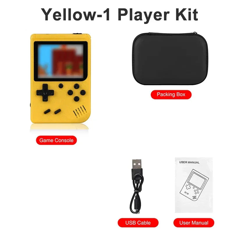Built-in 400 FC Games with Portable Case 3.0 Inch LCD Screen Video Game Player Kids Boys Gift for Retro Handheld Game Console