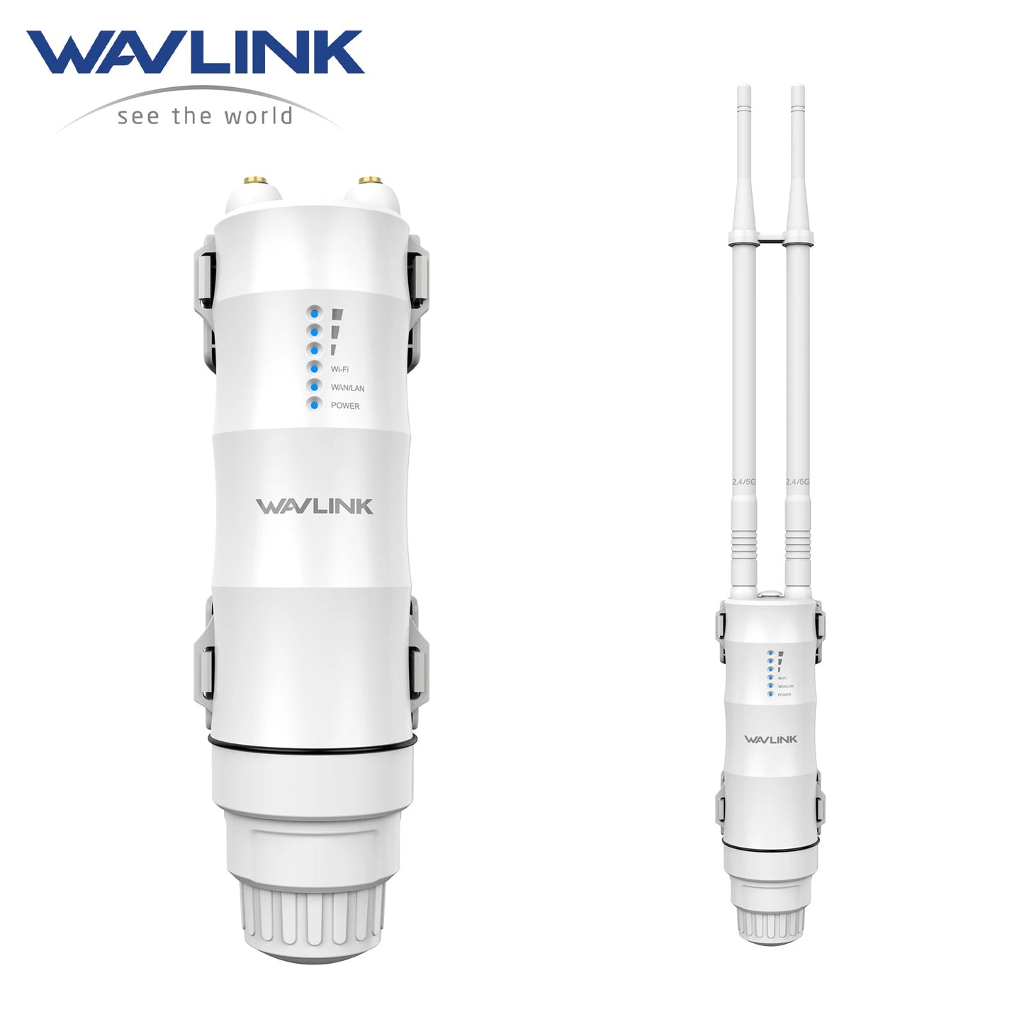 WAVLINK AC600/1200 High Power Outdoor Router Dual Band Weatherproof Long Range Mesh Technology 4 Directional Antennas