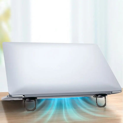 Self-Adhesive Mini Foldable Laptop Stand Invisible Mini Invisible Notebook Holders Colorful Adjustable