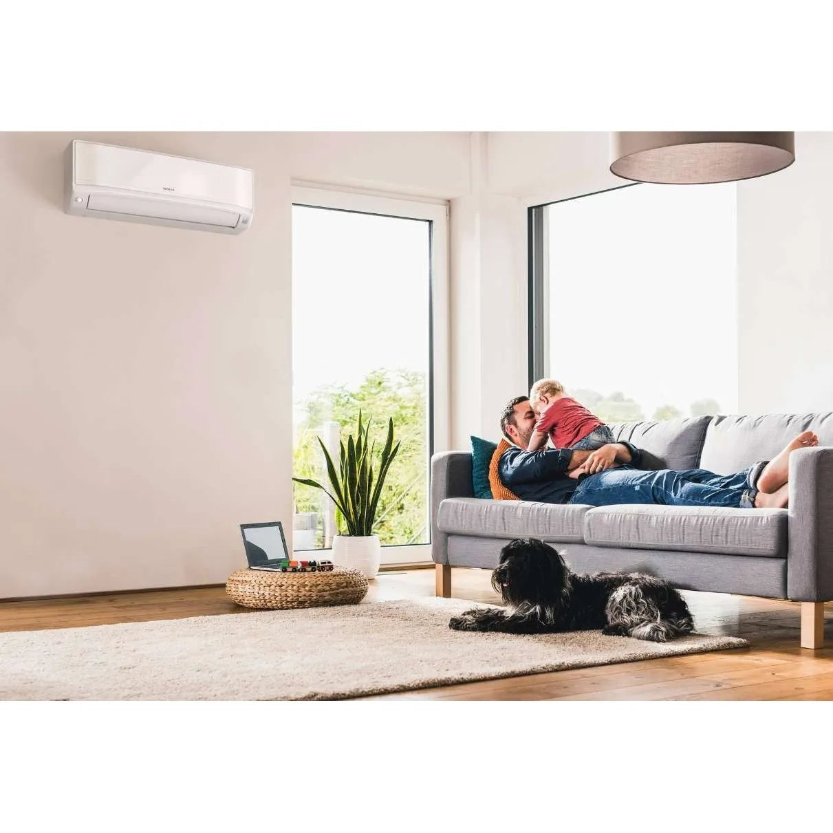 For New Split AC Wall Mounted Air Conditioner Electric for Room Garage Outdoor Use EU/US Plug Cooling Only Variable Frequency