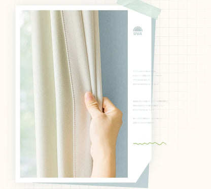 Minimalist Children's Room Drapes Large Area Bedroom Blackout Curtain Home Balcony Bay Window Curtains Modern Living Room Drape