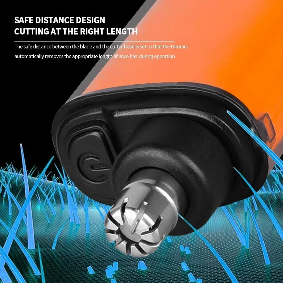 Portable Nose Hair Trimmer Mini Trimmer for Nose Mini Nose and Ear Hair Trimmer Nose Trimmer Rechargeable Trimmer 2-in-1Unisex