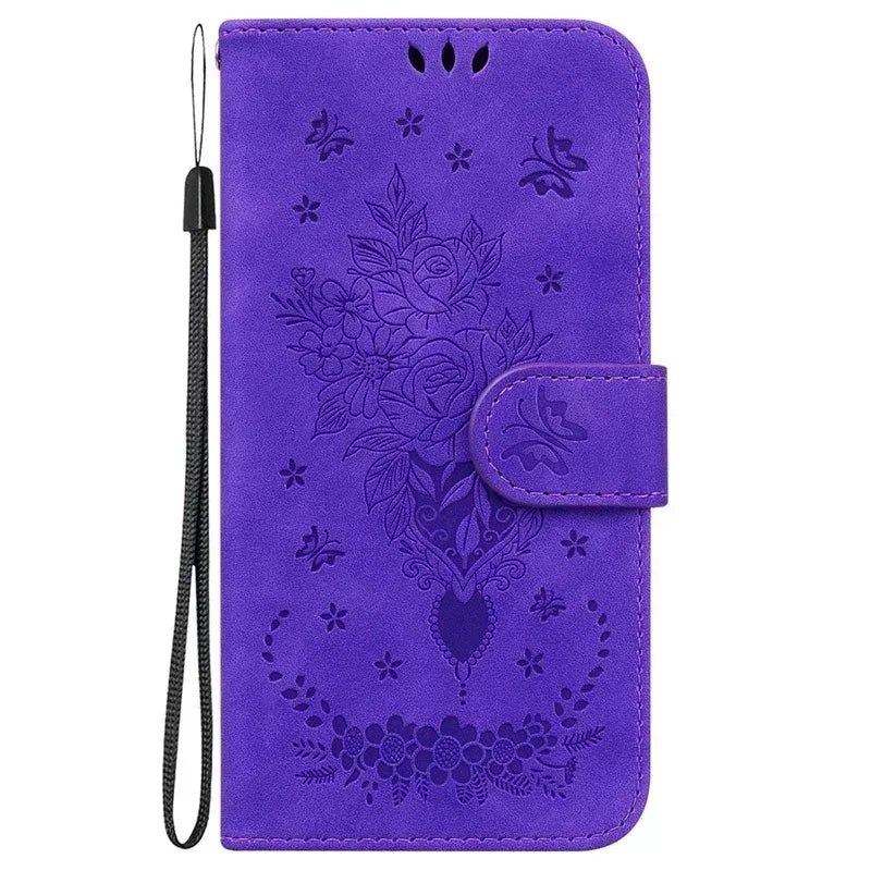 For Xiaomi Redmi 13 Case Solid Color Leather Flip Phone Case for Xaomi Redmi 13 Cover Redmi13 13C 5G Wallet Card Slots Etui