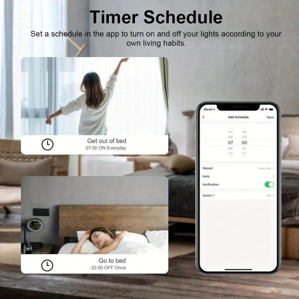 Tuya Smart Home 4CH Relay Module AC/DC 7-32V AC 220V 10A Wifi Switch 4 Channels RF433 Receiver Work With Vioce Alexa Google Home