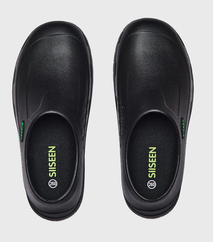 Men's Chef Shoes Waterproof Slip-On Lightweight Soft Anti-Slip Kitchen Hotel Work Shoes Easy to Wear Comfortable Food Service Fo