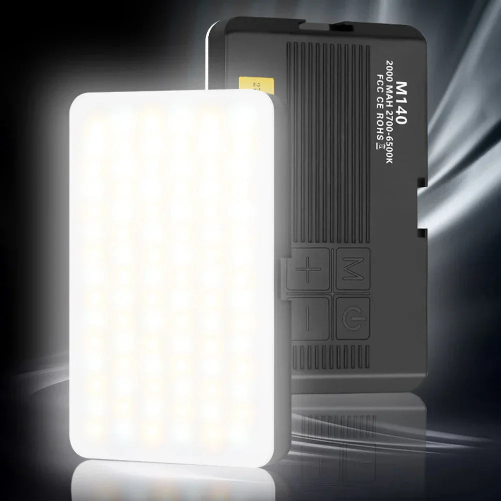 LED Camera Fill Light 2700-6500K RGB Video Light Rechargeable Handheld Fill Light Photography Lighting Accessories