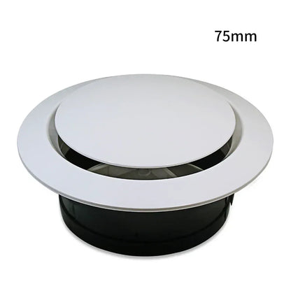 Vent Cover Air Outlet Home Ventilation 100MM 150MM 200MM 75MM Air Conditioning Tube Ventilation Diffuser Circular Air Outlet