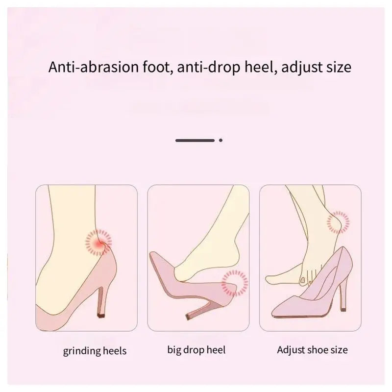 Cowhide Heel Protectors Stickers Sneakers Heels Feet Pads Genuine Leather Non Slip Shoe Pads Foot Pain Relievers Shoes Inserts