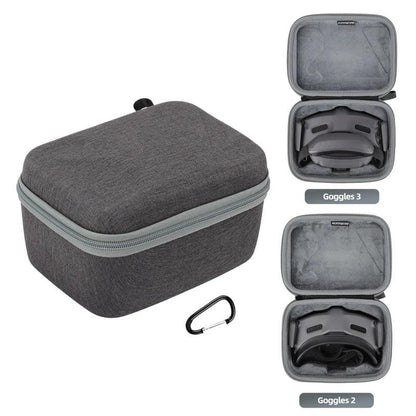 For DJI Avata 2 Goggles 2/3 Bag Case Storage Portable Hard Case Nylon Handle Shock-proof Carrying Box Accessory Goggles 2 3