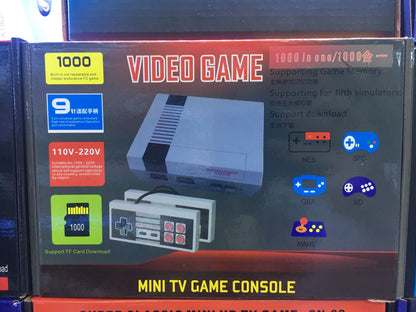 Hot 5 simulators 1000 Classic Games Player Retro Video Game Console Support game card  download For nes Game Controller HD Out