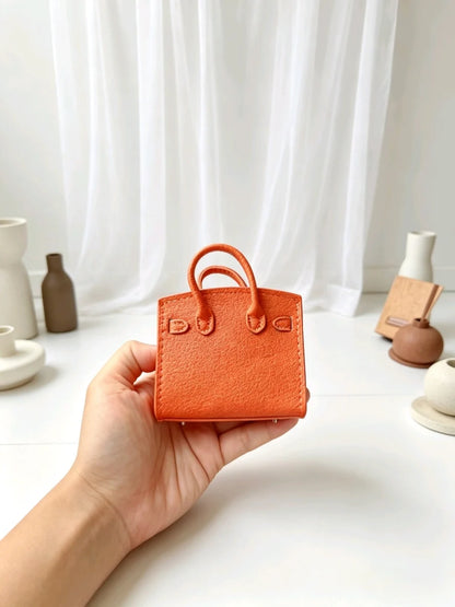 Mini Hanging Small Home Light Luxury New Fashion Decoration Envelope Headphone Leather Purse Leather Pendant Mini Keychain
