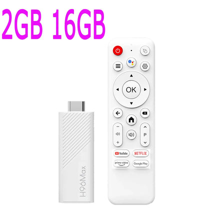 H96 Max H313 Android TV Stick Allwinner Quad Core 4K Wifi6 BT Voice Assistant Remote Control Game Media Player Smart TV Box