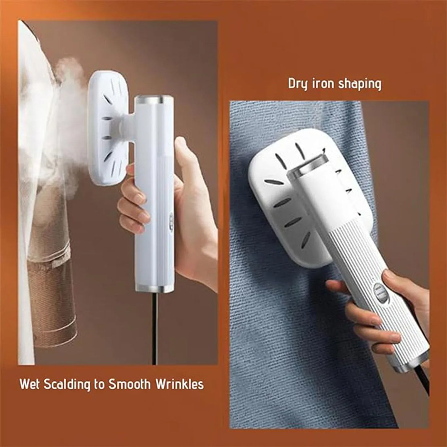 Electric Steam Ironing Machine 180°Rotatable Handheld Steam Iron for Friend Family Neighbors Gift