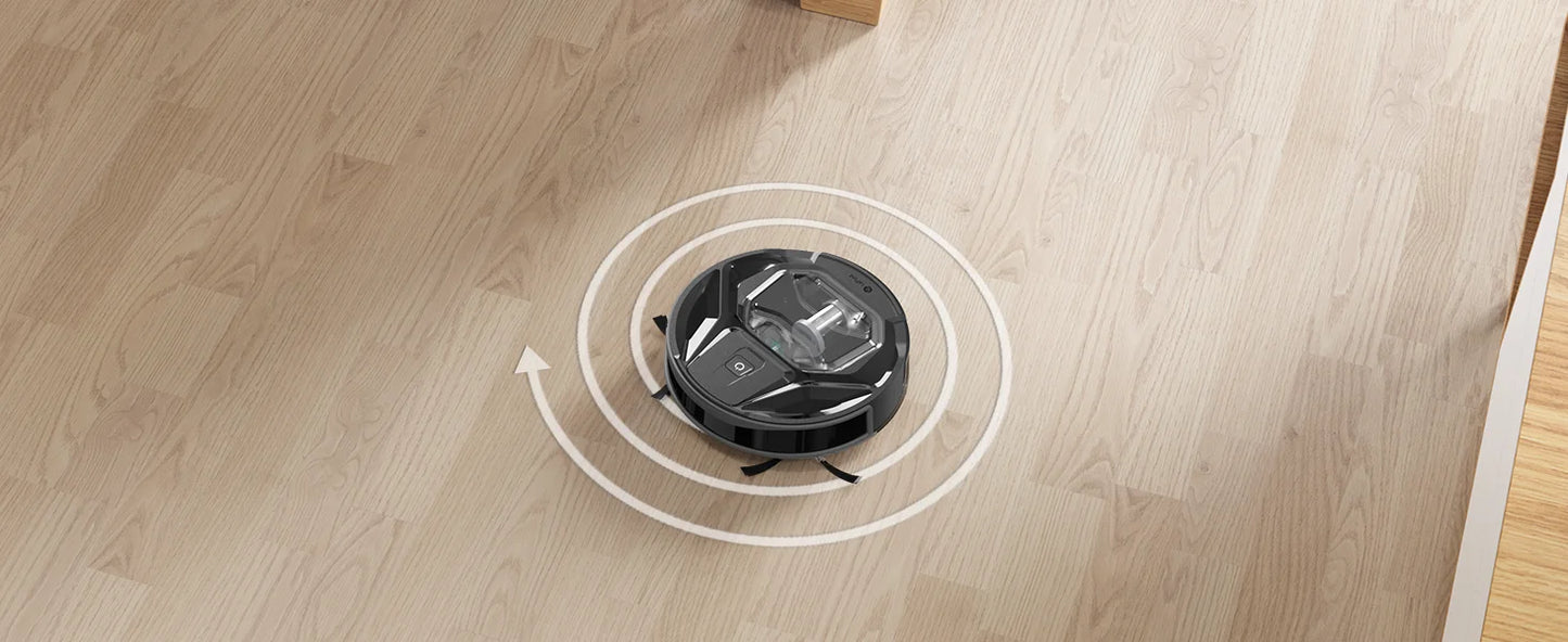Lefant M320 cordless Robot Vacuum Cleaner and mop, 6000Pa ,210 Mins Runtime,Self-Charging,Ideal for Hard Floor, Pet Hair,Carpet