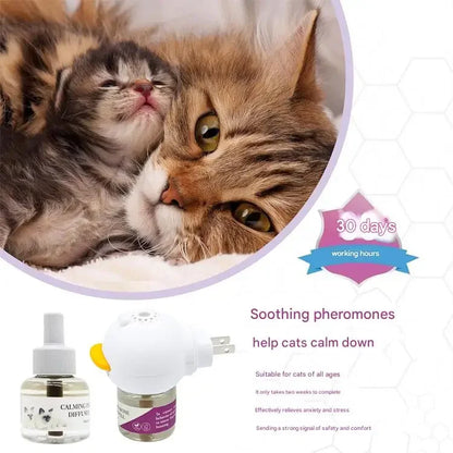 6-pack pet soothing electric heating supplement liquid, cat and dog pheromone, emotional soothing and soothing agent