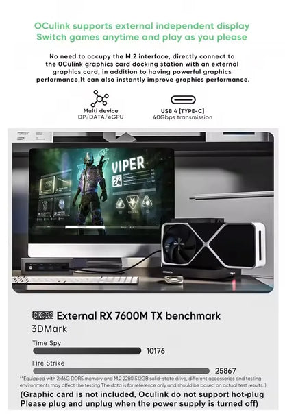 Topton 2x2.5G LAN Gaming Mini PC AMD Ryzen AI 9 H 465 HX 370 ES AI 7 ES OCuLink Desktop Computer Windows 11 WiFi6E For Open Claw