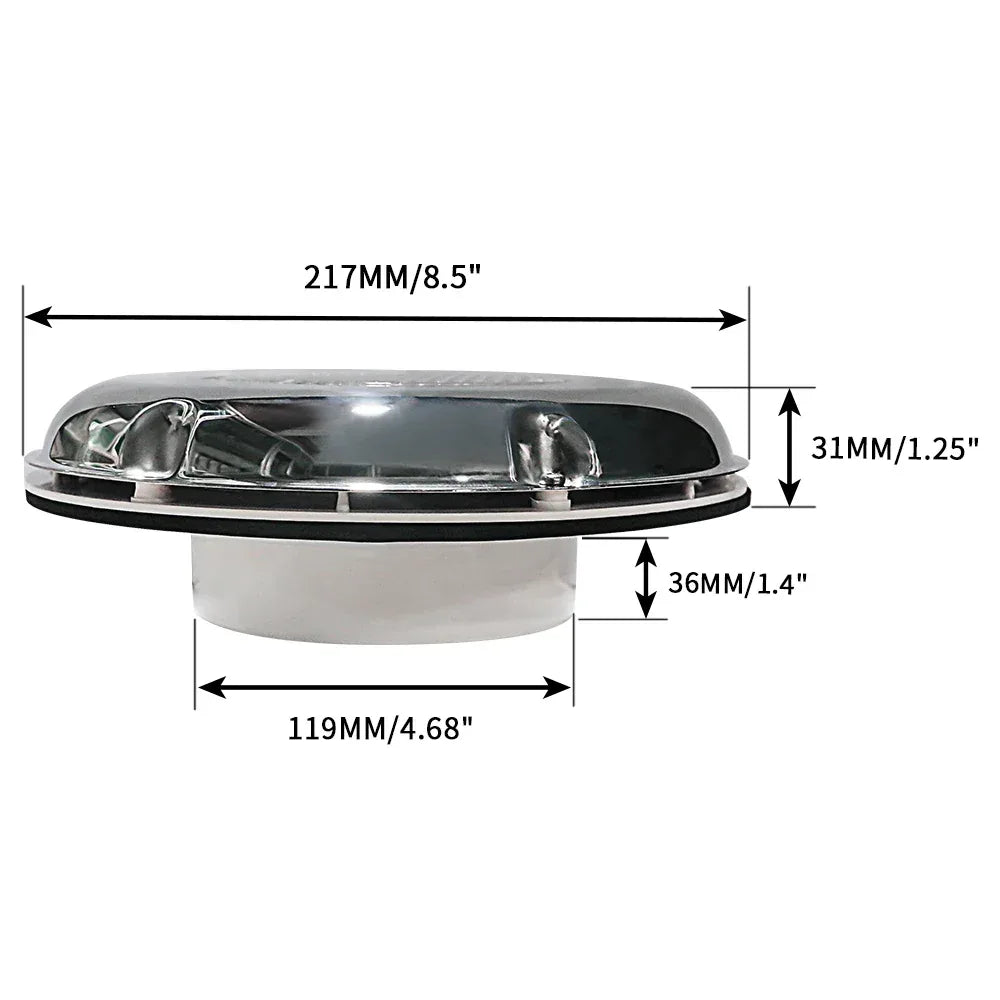 Ventilador Solar Fan Powered Ventilator Air Vent Silent Exhaust Ventilation Extractor For Boat RV Home Green  ANHEART Marine