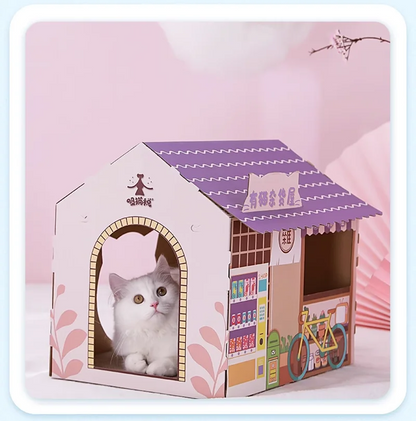 Cat litter, cat scratch board, integrated sofa, anti cat scratch box, cardboard box, house, cat toy, cat supplies