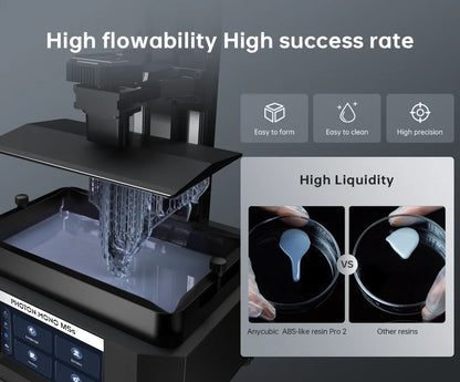 Newest Anycubic 20kg ABS-Like+ Resin Pro 2 Rapid UV Curing 405nm Standard Photopolymer Resin ABS 3D Resin High Precision for LCD