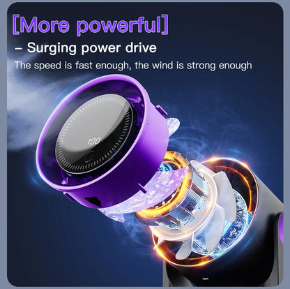 Mini Desktop Circulating Fan 4 Speed Wind Control Electric High-speed Fan USB Rechargeable Mini Circulating Cooling Fan