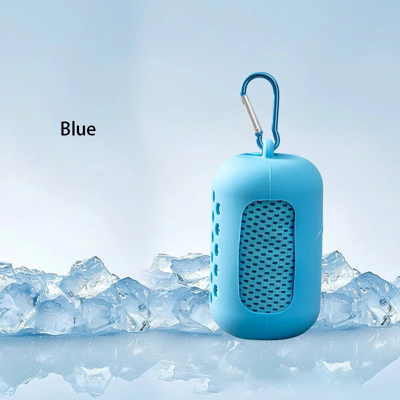 Summer Ice Silk Cold Sensation Sports Towel Outdoor Fitness Cool Towel Quick-drying Sweat-absorbing And Cooling Silicone Sleeve