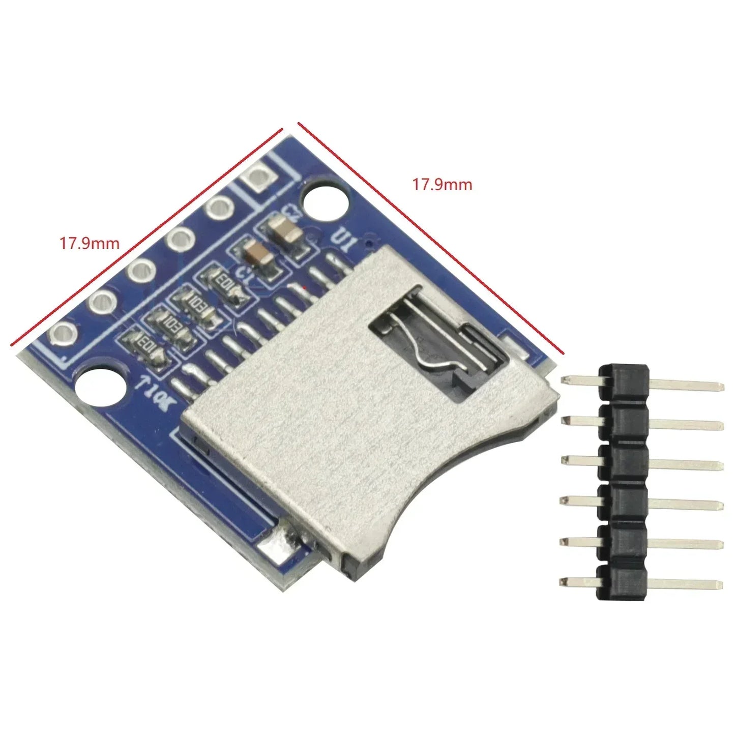 1-10pcs Micro Mini SD Storage Expansion Board Mini Micro SD TF Card Memory Shield Module With Pins for Arduino