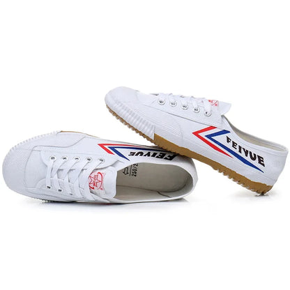 New Men's Canvas Shoes, Men's and Women's Kung Fu Martial Arts Shoes, Men's Training Sports Shoes, Lace Up Soft Soled Shoes