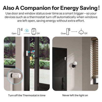 SONOFF SNZB-04PR2 SenseGuard DW Gen2 Zigbee Door/Window Sensor Active Security With Tamper Alerts Matter Bridge Via Apple Home