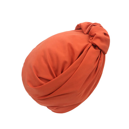 Woman Muslim Headscarf Cap Cotton Headband African Head Wraps Elegant Retro Turban for Ladies Beanies Caps Muslim Headpiece