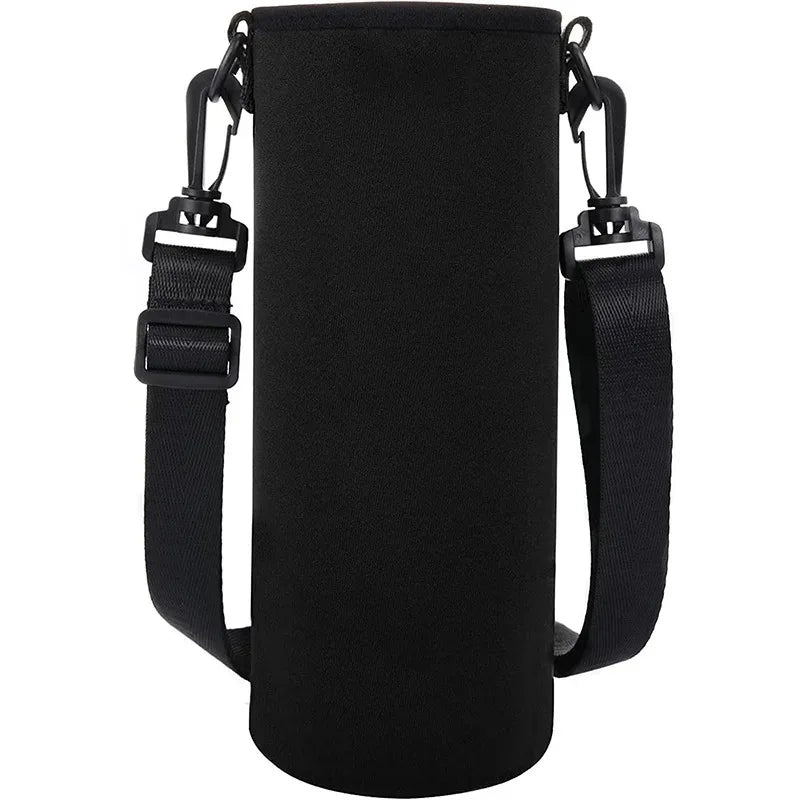 750ML/1000ML/1500ML Portable Water Bottle Insulated Neoprene Holder Pouch Bag Travel Thermos Cup Cover With Adjustable Strap