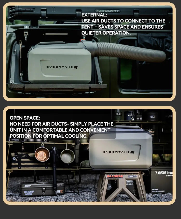 Inverter Mobile Air Conditioner Low Power Cooling for Camping RVs Home Use Emergency Tool